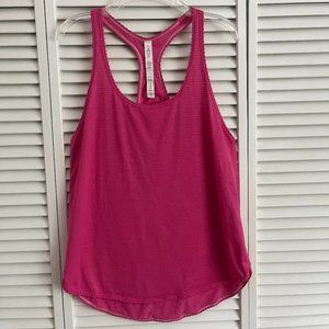 Lululemon 105 F Singlet *Silver Heathered Jewelled Magenta size 6 rare